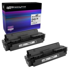 Speedy Compatible 2PK Canon 046H / 1254C001 High Yield Black Toner Cartridges picture