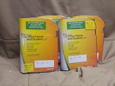 Microsoft MS Office 2007 Home & Student GENUINE Disc & 3 Product Key w/Case) picture