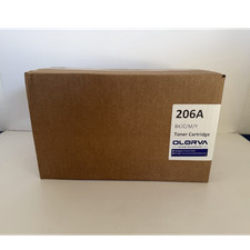 OLORVA 206A Toner Cartridge Set Black Cyan Magenta Yellow Laser Printer picture