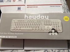 Heyday Full Size Wireless Keyboard Bluetooth 5.1 Dual Mode picture