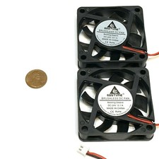 2 Pieces 6015 GDStime 24v 60mm x 15mm 6cm pc case 2pin cooling heatsink Fan c39 picture