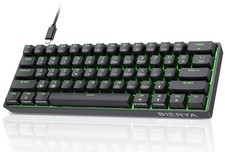 DIERYA 60% Mechanical Keyboard, DK61se Wired Gaming Keyboard with Red Switche... picture