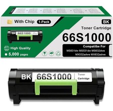 66S1000 Black Toner Cartridge for Lexmark MS531dw MS631 MS631dw MS632 MS632dwe picture