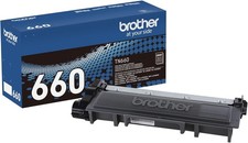 Brother Genuine High Yield Toner Cartridge, TN660, Replacement Black Toner picture