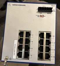 HIRSCHMANN RS20- 1600T1T1SDAUHH ETHERNET RAIL SWITCH 16 PORT 9.6-60VDC picture