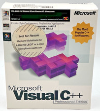 MICROSOFT VISUAL C++ PROFESSIONAL EDITION VERSION 5.0 NEW SEALED picture