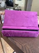 KDD Tablet Pillow Holder, Foldable iPad Stand for Lap, Bed and Desk pink picture