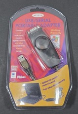 Belkin F5U409-CU USB to Serial DB9 Portable Adapter Windows Mac New Sealed picture