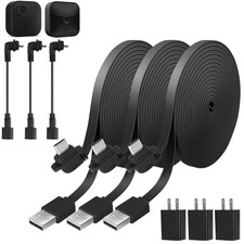Uogw 3Pack 30ft/9.1m Power Cable and Adapter Compatible with Blink Outdoor 4 picture