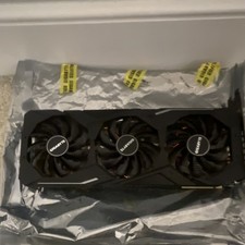 GIGABYTE WINDFORCE Graphics Card Black Triple Fan with Heatsink Cooling picture