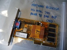 AU SELLER COLLECTORS CARD FASTWARE HQ INTEL 740 POWER 3D AG240GM 8MB GPU -TESTED picture
