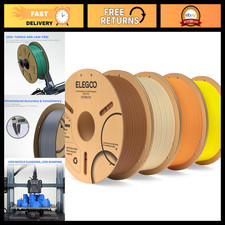 High-Quality 1.75mm PLA 3D Printer Filament - 4KG Brown Beige Orange Yellow picture