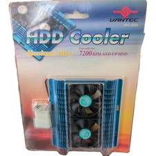 Vantec HDC-502A HDD Cooler Aluminum Alloy Twin Fan 7200 RPM Brand New picture