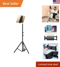 Adjustable Floor Tripod Tablet Stand Holder Mount For 4 13 Inch Tablets Phones picture