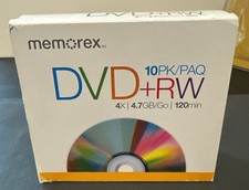 Memorex DVD-RW Rewritable DVD 10 Pack 4.7GB 4X 120 Min picture