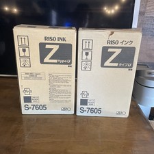 Genuine Riso Black Ink S-7605 Z type U (3 Cartridges) picture