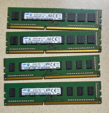 Samsung 16GB (4x4GB) DDR3-1600 PC3-12800U 240-Pin DIMM M378B5173DB0 picture