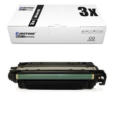 3X Eco Eurotone Toner For BLACK HP CF460X Color LaserJet M 653DH M 653DN picture