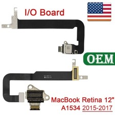 USB-C I/O Board Flex Cable Charging Port For MacBook Retina 12