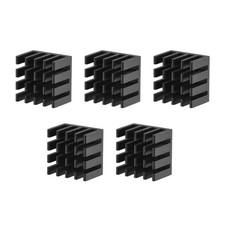 5 Pack 14x14x10mm Aluminum Alloy Electronic Cooler Radiator for MOS and IC Chip picture