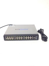 Linksys SR2024C 24-Port 10/100/1000 Gigabit Switch w/Power Cord, WORKS  picture