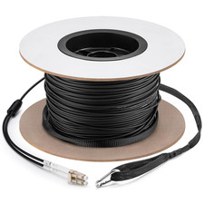 500Ft (150 Meters) OM3 Fiber LC to LC Multimode Outdoor Armored Fiber Optic Cabl picture