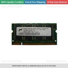 MT8VDDT3264HY-335G3 Micron 256MB DDR SoDimm Non ECC PC-2700 333Mhz picture
