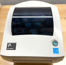 Zebra GC420d Direct Thermal Label Printer USB Serial Parallel + PSU & USB Cable picture