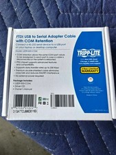 Tripp Lite Adapter Cable U209-005-COM, RS232 Serial to FTDI USB w/ COM Retention picture