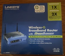 Linksys WRT54GS 2.4 GHz 54 Mbps 10/100 Wireless Broadband Router, Used, Free Sh  picture