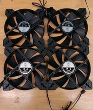 Set of 4 fans new Corsair 140mm ,12v DC 0.3A. 4pins  picture