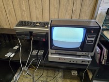  Radio Shack TRS-80 Model I w/ Monitor Expansion Interface Dual Mini Disk As Is picture