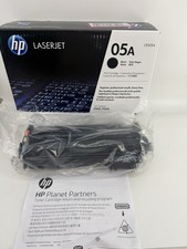 HP 05A CE505A Black Toner Cartridge Genuine OEM LaserJet P2035 P2055 Sealed Bag picture