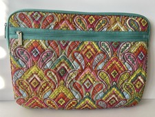 Studio C Quilted Paisley Laptop Case Pouch 15x12 - J10 picture