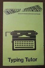 MANUAL Typing Tutor by Spectral Associates for TRS-80, TDP System 100, Dragon 32 picture