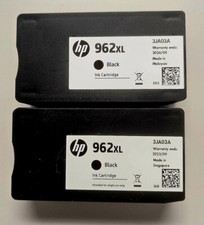 2 Gently Used Hp 962XL Black Ink Cartridges, My HP Printer Broke picture