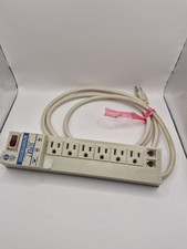 Vintage Tripp Lite Super 7 Plus Tel Surge Protector Power Strip 6 Outlet Tested picture