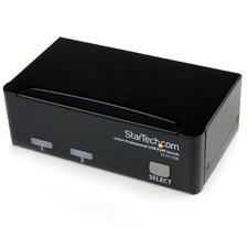 StarTech 2-Port USB VGA KVM Switch 1920x1440 USB 2.0 Hub, TAA (SV231USB) picture