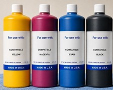 4 LITERS COMPATIBLE BULK INK REFILL FOR EPSON Epson ET-5880 (C-Y-M-K) PIGMENT picture