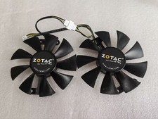 Pair Fans Cooler Fan For ZOTAC GTX 760 GTX 950 GTX760 GA91S2H 87mm Graphics Card picture