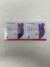2x Memorex Mini DVD-R Double Sided 2.8GB Sealed M5 picture