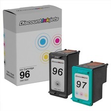 2PK DI Ink Replacement for HP 96 (1xblk) & HP 97 (1xColor) for 8750gp 8750x 8753 picture
