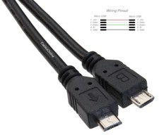 Micro-B 5-Pin Male to Micro-B 5-Pin Male USB 2.0 Cable picture