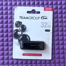 TEAMGROUP C175 32GB USB 3.2 Gen 1 USB Flash Drive Black Lifetime Warranty picture