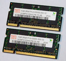 NEW SAMSUNG Laptop 2GB DDR2 PC5300 RAM K000052620 picture