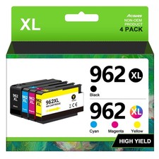 ACAVES  962XL Black and Color Combo Pack Ink Cartridges picture