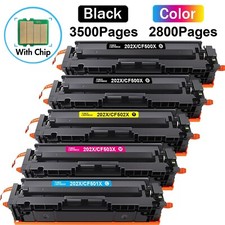5 Pack CF500X Toner For HP 202X Color LaserJet Pro M254dw M254dn M254nw 202A picture