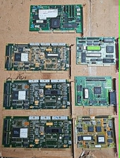 7x Vintage ISA Controller Card Lot WDC MFM WD1002 Future Domain TMC-840 SCSI ISA picture
