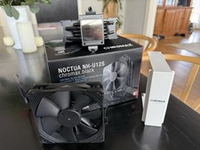 Noctua NH-U12S chromax.black 120mm CPU Cooler + Noctua NA-HC2 heatsink cover picture