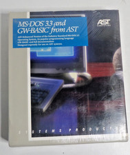 MS-DOS 3.3 and GW-BASIC from AST 5.25